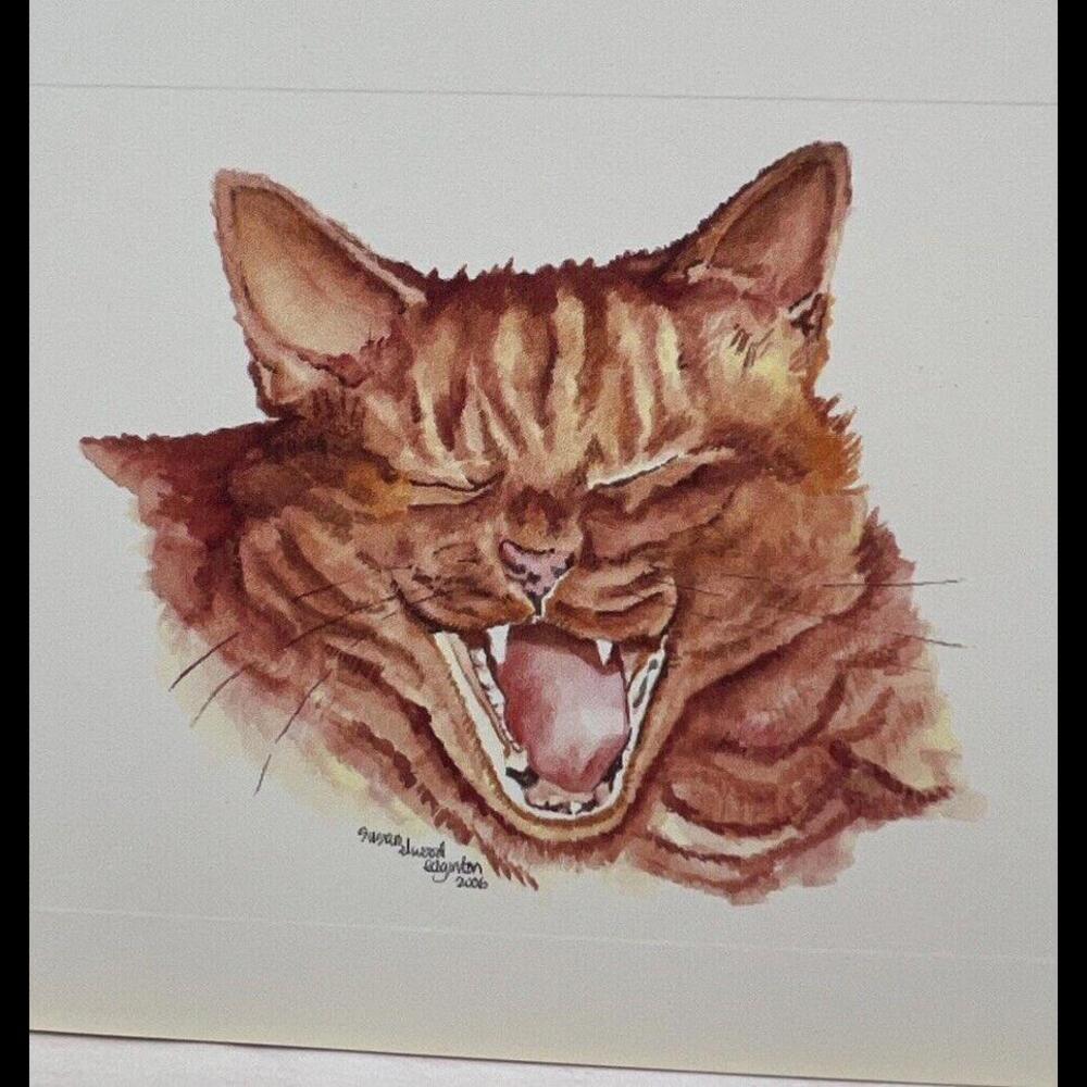 Unique ORANGE TABBY CAT Stationery‎ set